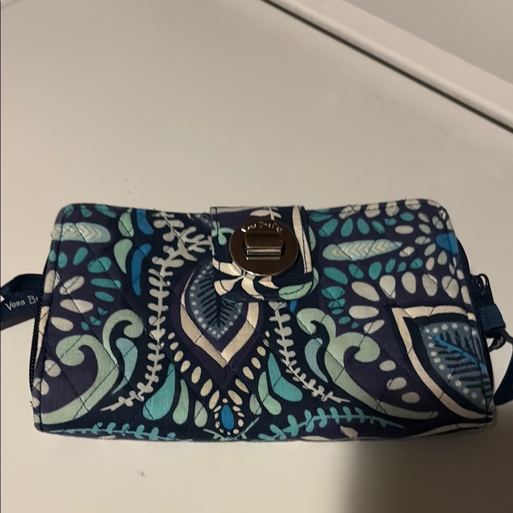 Vera Bradley Blue and Green Patterned Women's Bag